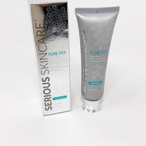 SERIOUS SKIN CARE Large Size Pure-Pep Creme Riche 30% Pure Peptide 4 OZ NEW